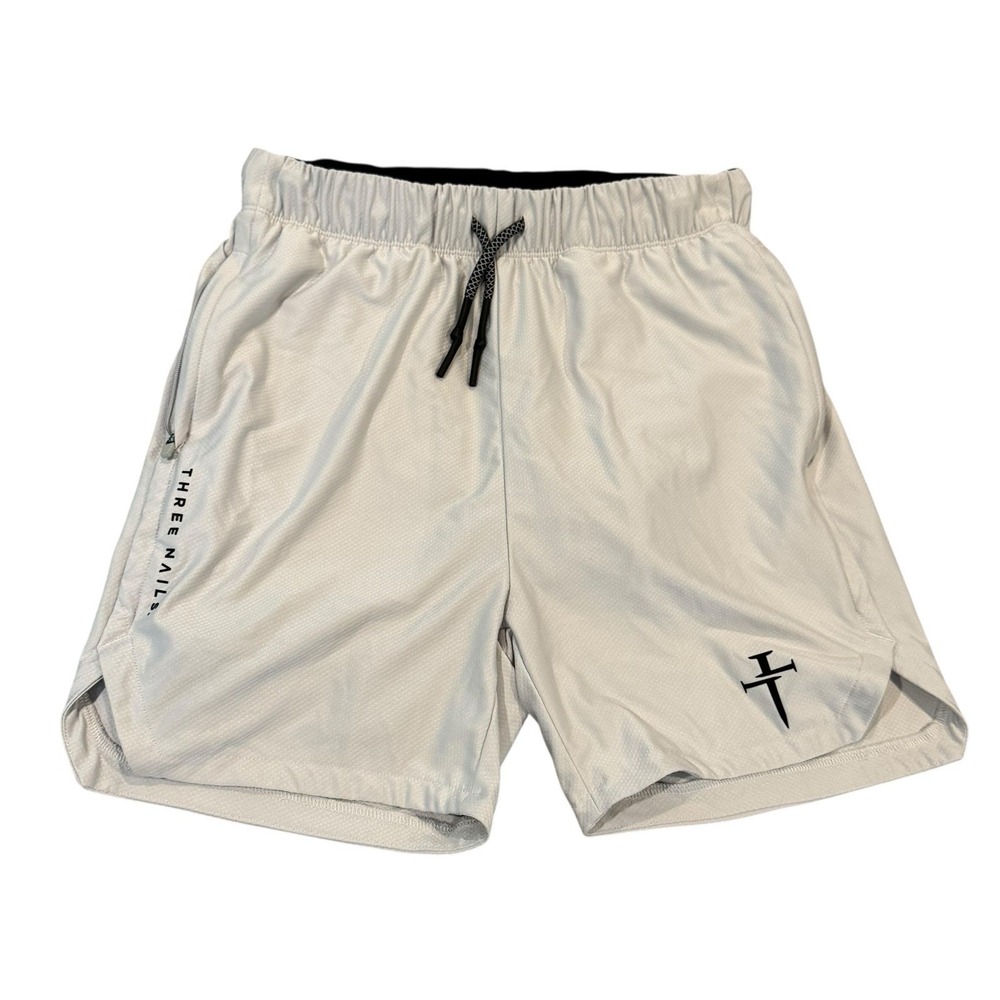 Three Nails Men's Small Protect 2.0 Liner White 5.5" Performance Athletic Shorts